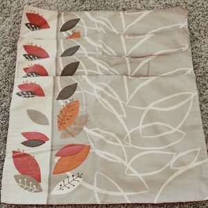 Leaf Patterned Table Placemats Set Of 4
